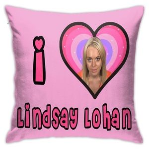 I love Lindsay Lohan pillow case